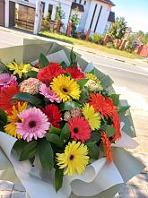 Букет цветов из:  Герберы #REPLACE_PRED# Уваровке